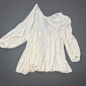 Elegant White Women's Top